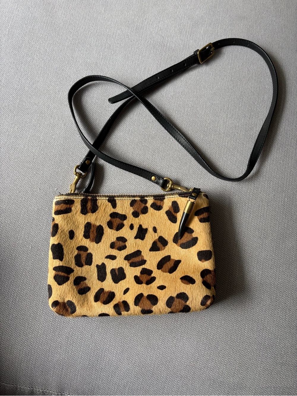 Kempton & Co. Leopard Print Crossbody Bag
